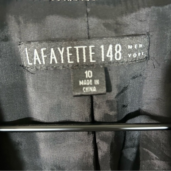 Lafayette 148 Wool Blazer, Size 10 - Picture 5 of 6